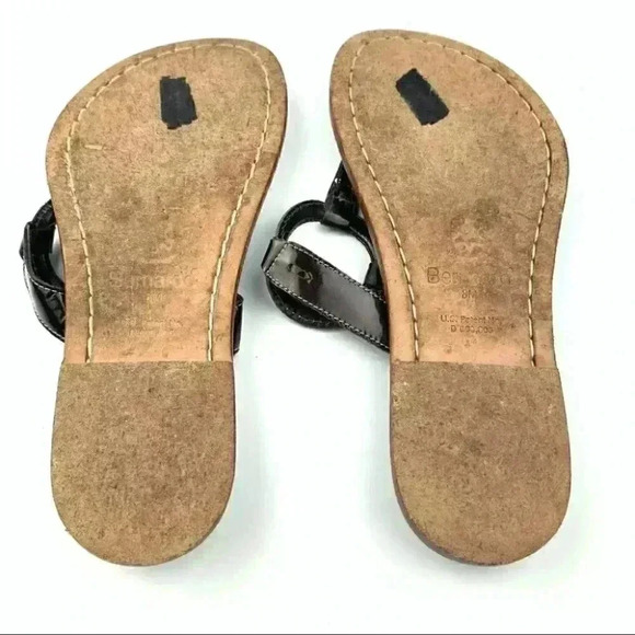 Bernardo sandal 8 brown holographic patent leather - Picture 6 of 11